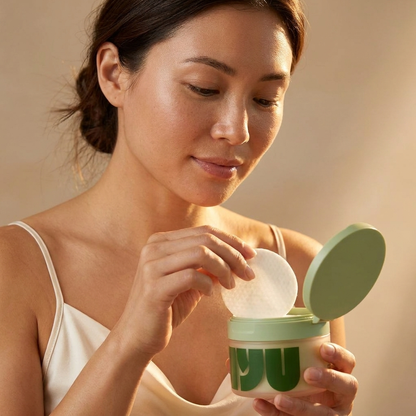 Lanvara Korean Anti-Aging Pads — Anwendung mit Pad aus der Dose